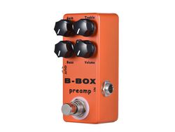 Mosky B-Box Pedal de Efeito Overdrive Pré-Amplificador de Guitarra Elétrica Concha de Metal Completa True Bypass 1#