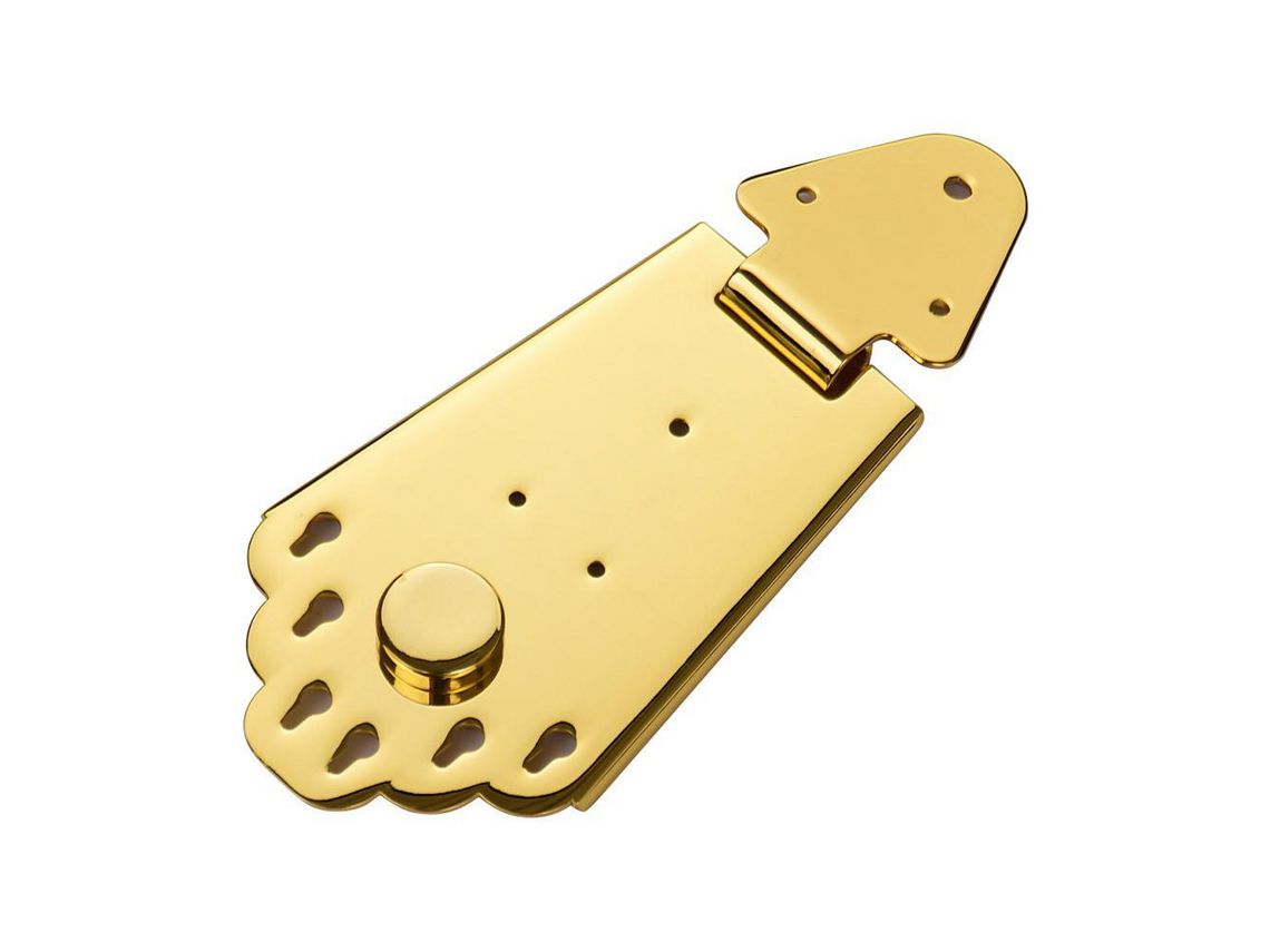Ponte Traseira de Metal para Guitarra de 6 Cordas com Parafusos para Guitarra Elétrica Jazz Peças de Instrumento Musical Preto Ouro