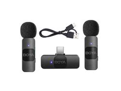 Boya By-V1 One-Trigger-One 2.4G Sistema de Microfone Sem Fio Microfone de Telefone com Clipe #4