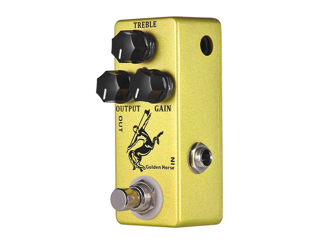 Pedal de Efeito de Guitarra Moskyaudio Silver Horse Overdrive Boost 1#