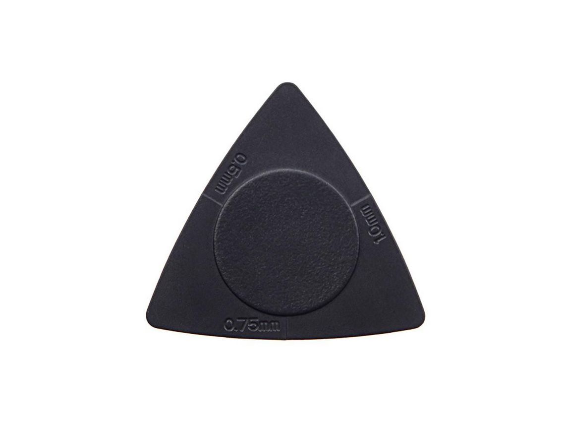 Palhetas para Guitarra Multiespessura Acessórios para Instrumentos Musicais 0,5/0,75/1,0Mm Preto