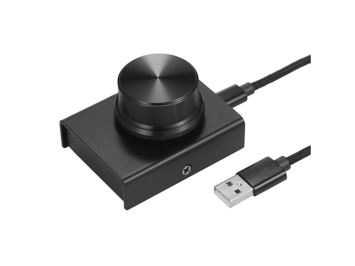 Botão de Controle de Volume Usb Controlador de Volume Mudo de Uma Tecla