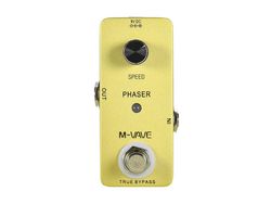 Pedal de Efeito de Guitarra de Fase Analógica M-Vave Phaser Amarelo