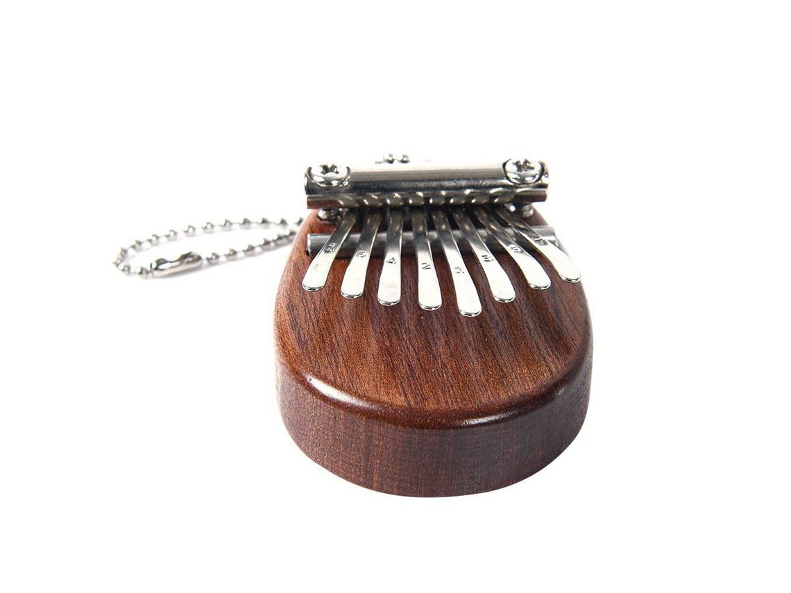 Piano de Polegar Portátil Kalimba de 8 Teclas Mini Cor