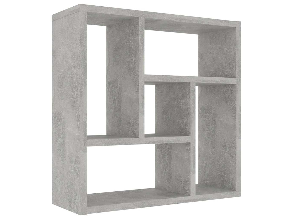 Wall Shelf, Wall Shelves Vidaxl Cinzeto Madeira Processada (n/a)