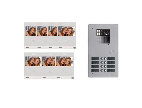 Kit de Vídeo Coletivo Bus 2 Fios G2P 7 Chamadas Gkvg2P/207 GOLMAR
