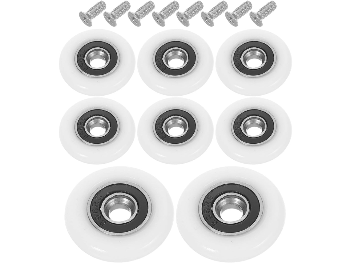 Rodízios Para Porta De Box Magiclulu, Design Resistente À Umidade, Con
