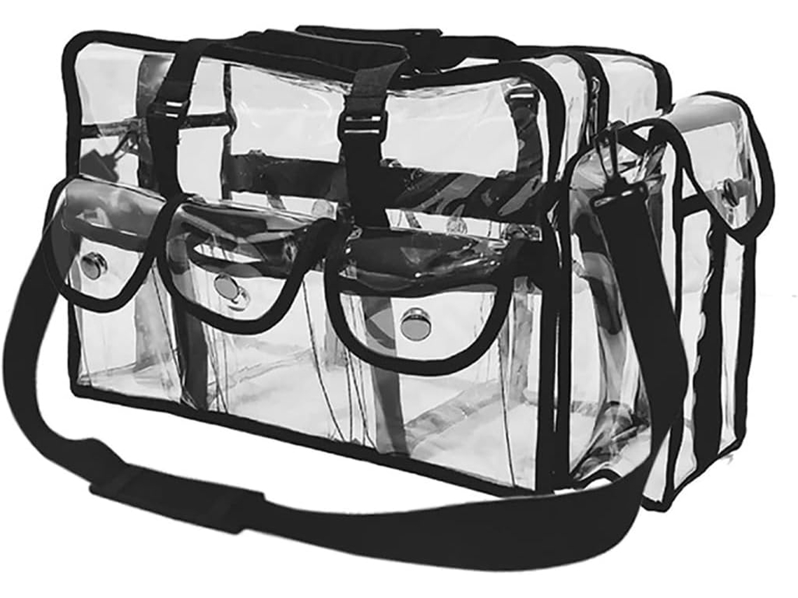 Necessaire SFUSHOS em PVC para maquiagem, praia e cosméticos