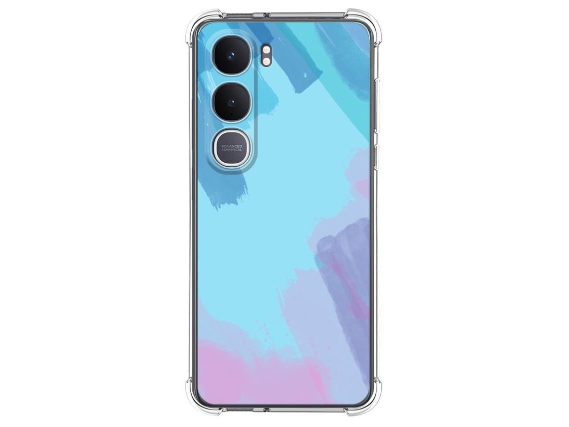 Capa Tumundosmartphone De Silicone Resistente A Impactos Para Vivo Y31 5g / Y21d Com Estampa Em Aquarela 10 Desenhos