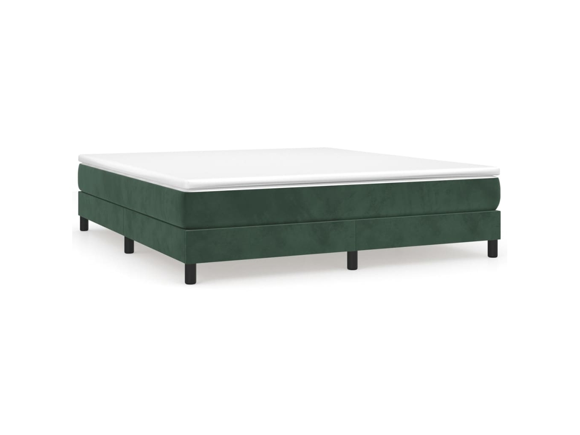 Box Spring Bed, Box Spring Beds Vidaxl Verde Veludo (160 X 200 Cm)