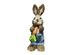 Coelho de decoração de Páscoa de 25cm para casa, modelo pequeno para presentes LAXISCREED