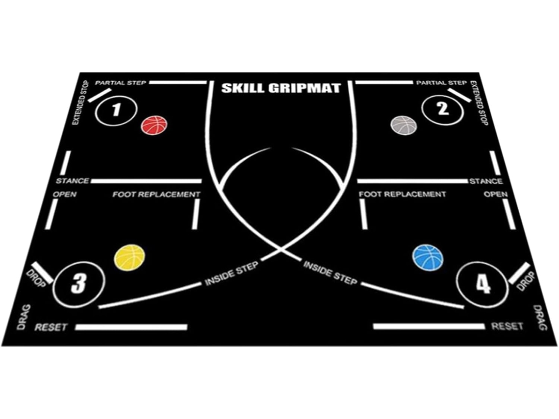 Tapete de Treinamento Basquete, para Exercícios de Pés - S/MARCA