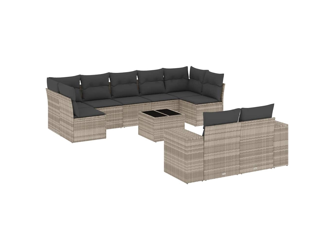 Garden Sofa Set, Garden Sofa Sets Vidaxl Cinzeto Rattan / Vime (n/a)