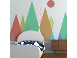 Autocolante de Parede para Quarto Infantil AMBIANCE STICKER Scandinavian Mountains Dorika - 80x120 cm