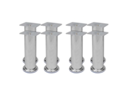 Sofa Leg, Sofa Legs Vidaxl Prateado Ferro (180 Mm)