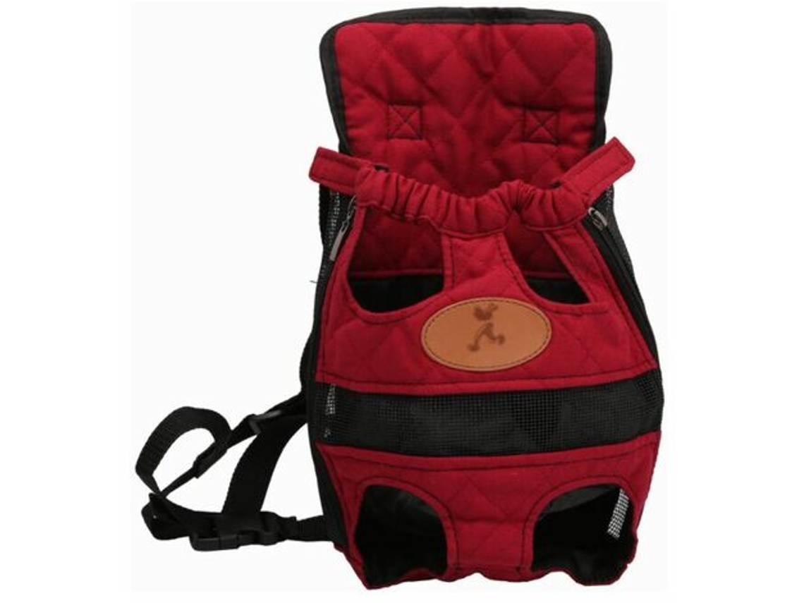 Mochila para Cães, Frontal, Tamanho G, Vermelha AQUAFORGE