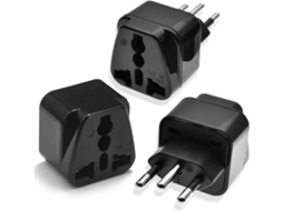 Pacote Com 3 Adaptadores Do Reino Unido Para A Suíça, Adaptador Suíço