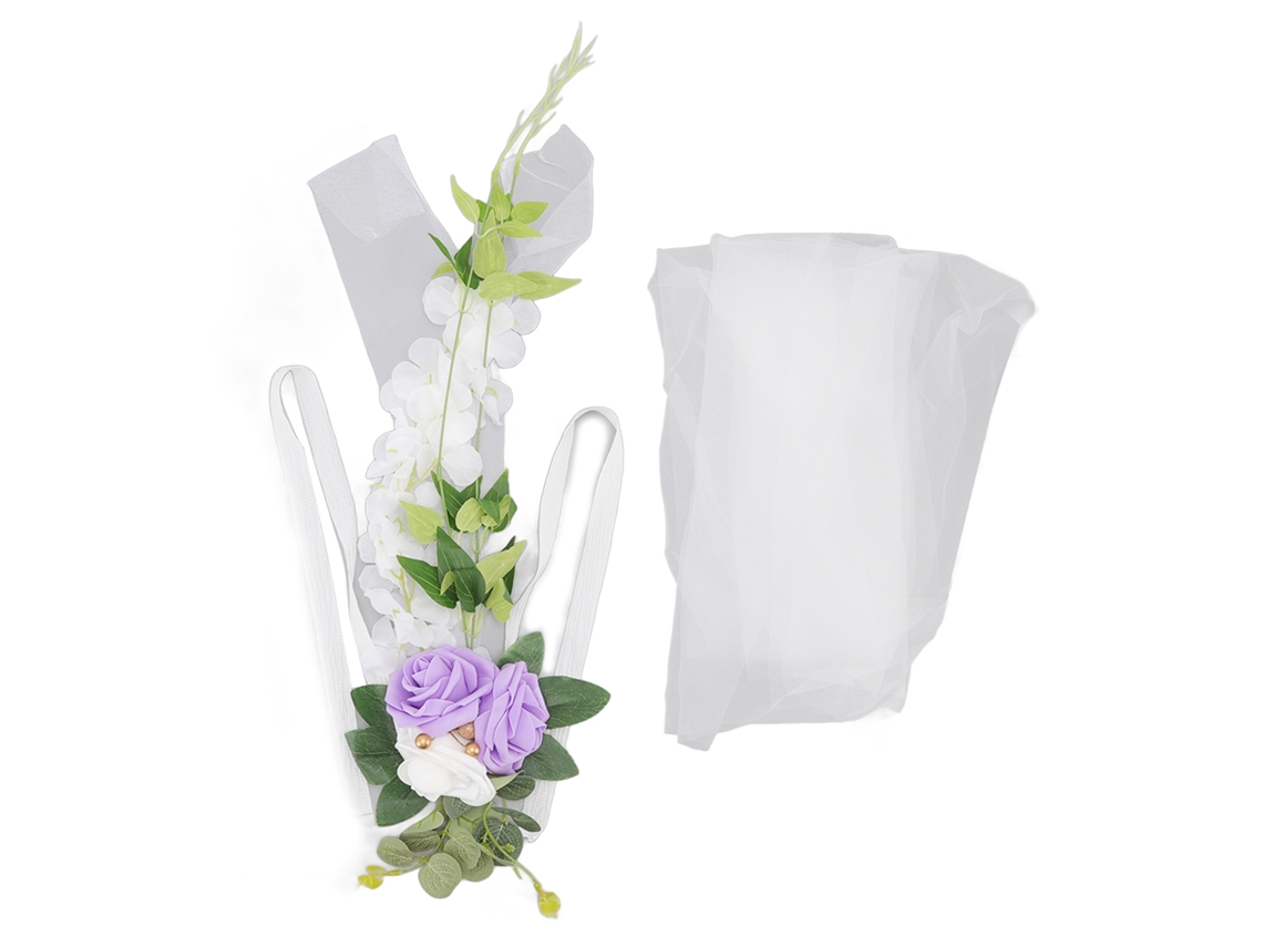 Decoração De Passadeira Laxiscreed Com Flores De Cadeira Lilás Para Ocasiões Especiais