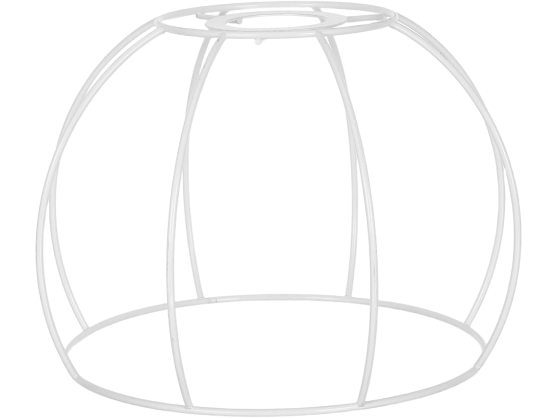Armação Metálica Redonda para Gaiola Protetora de Lâmpada, Suporte Diy para Abajur e Luminária Pendente. SFUSHOS