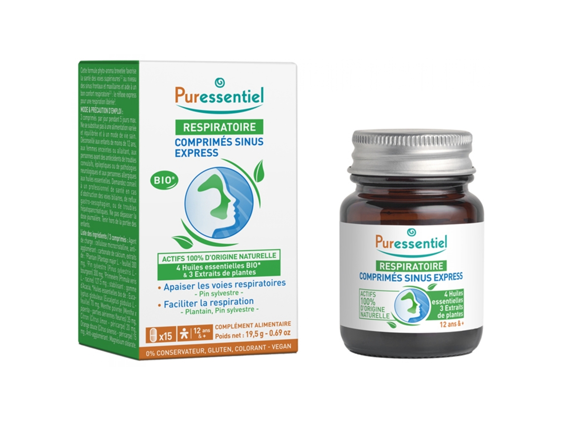 Sinus Express Comprimidos Respiratórios 15 Comprimidos PURESSENTIEL