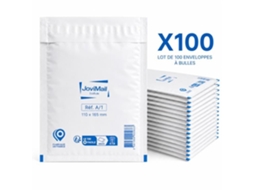 Conjunto De 200 Envelopes De Bolhas Brancas A/1 110 X 165 Mm – Sacos Almofadados De Expedição Para Proteção E Envio De Pacotes