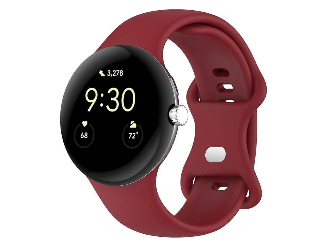 Pulseira De Silicone De Cor Sólida Para Google Pixel Watch 2