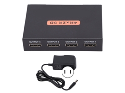 Divisor Hdmi EOOCOO (1 Entrada 4 Saídas, Tensão 100 240v)