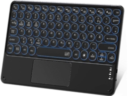 Teclado Bluetooth com Touchpad Recarregável Sem Fio TAISHENGDA