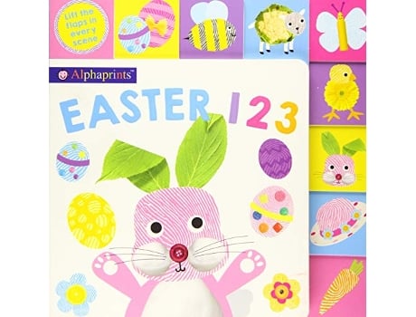 Livro Alphaprints Easter 123 de Roger Priddy (Inglês - Capa Dura)