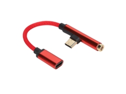 Adaptador Type C para 3.5mm com carregamento e áudio EOOCOO
