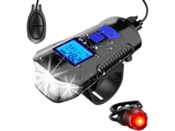 Ciclocomputador Para Bicicleta, Impermeável, Velocímetro, Ipx7, Led