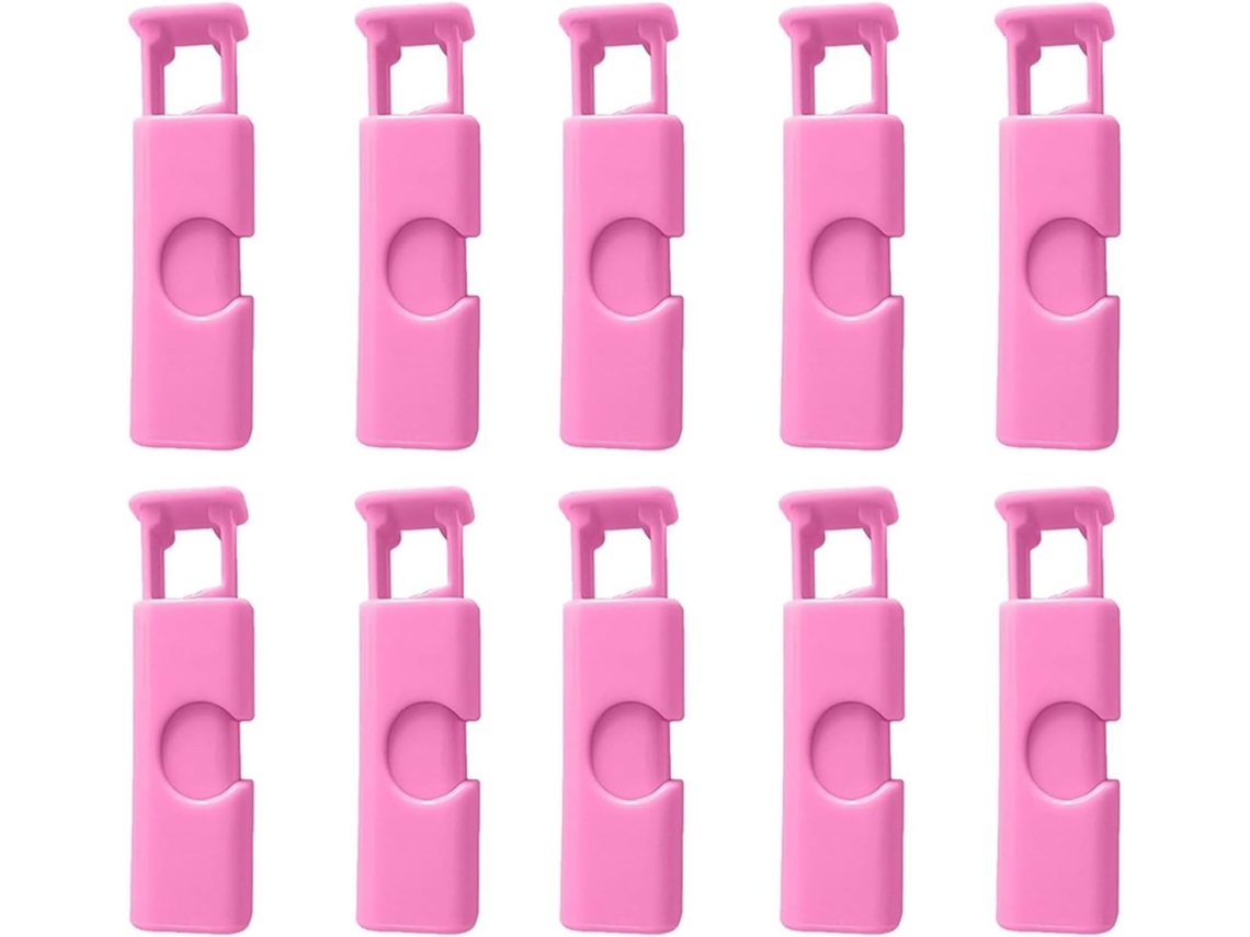 Conjunto De 10 Prendedores Reutilizáveis Para Sacos De Pão E Alimentos, Fecho Hermético, Para Cozinha, Despensa E Conservação De Embalagens