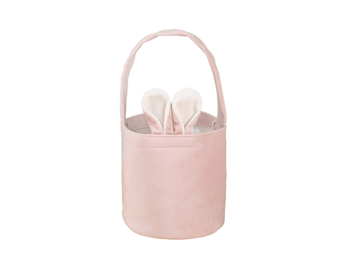 Sacola de Páscoa Coelho Rosa com Orelhas para Presentes e Ovos de Chocolate LAXISCREED
