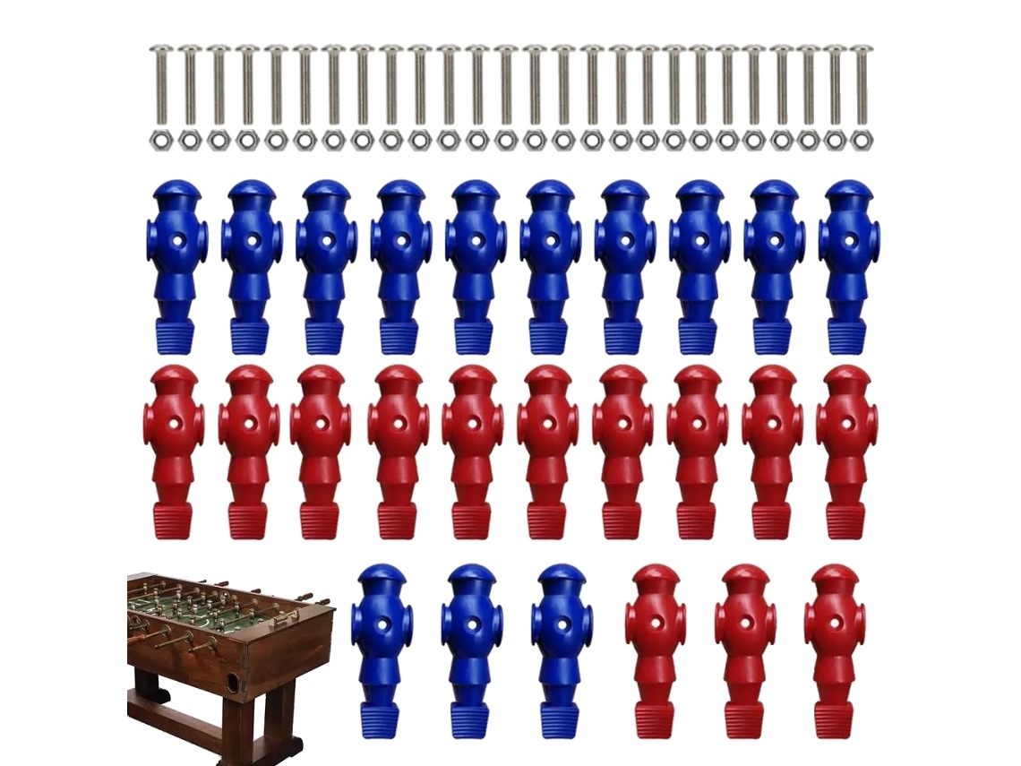 Homens De Foosball, Disponíveis Em Vermelho E Amarelo, Azul E Amarelo,cesta Vermelha Oem