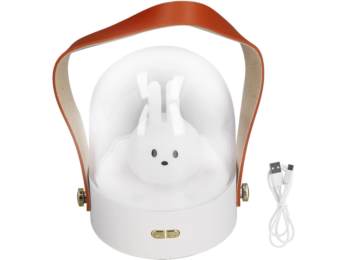 Luminária Noturna Portátil Com Música, Ideal Para Quarto Ou Mesa,