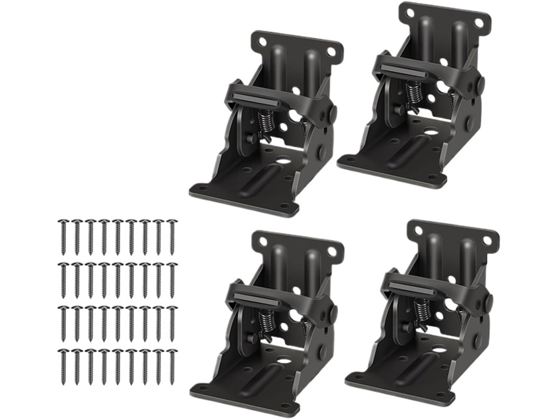 Suporte Dobrável Para Pernas De Mesa, 4 8 Peças, Com Dobradiça Autotravante E Parafusos, Para Pernas De Mesa, Extensão E