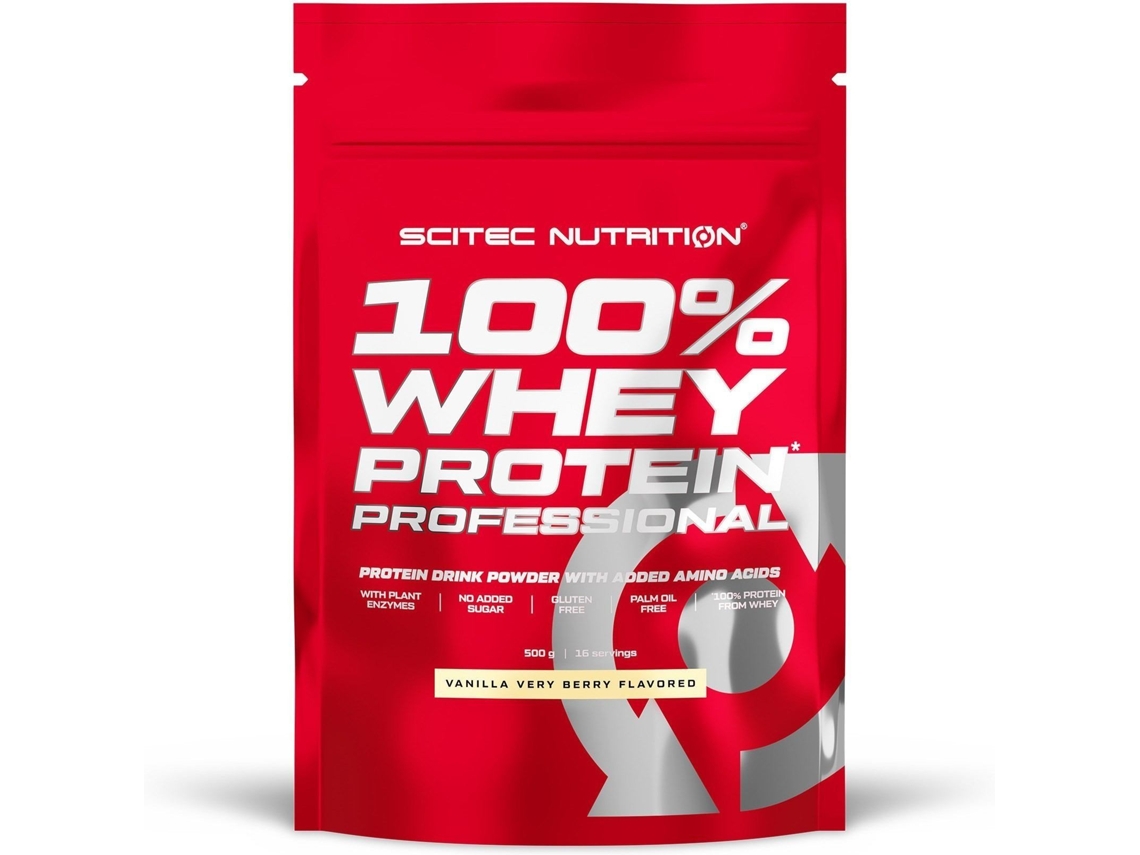 Proteína SCITEC NUTRITION 100% Professional Fórmula Mejorada Ni Azúcares (500 Gr - Chocolate)