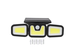 Luz Solar Externa 3 Cabeças 103 Led Sensor de Movimento Ip53 S/MARCA