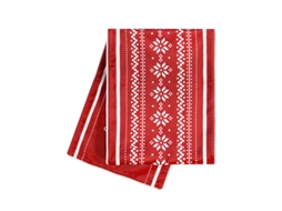 Lurelia Caminho De Mesa Algodão Linho Poliéster Vermelho Lavável Natal