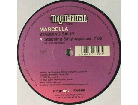 Vinil Stabbing Sally Royal Flush Records