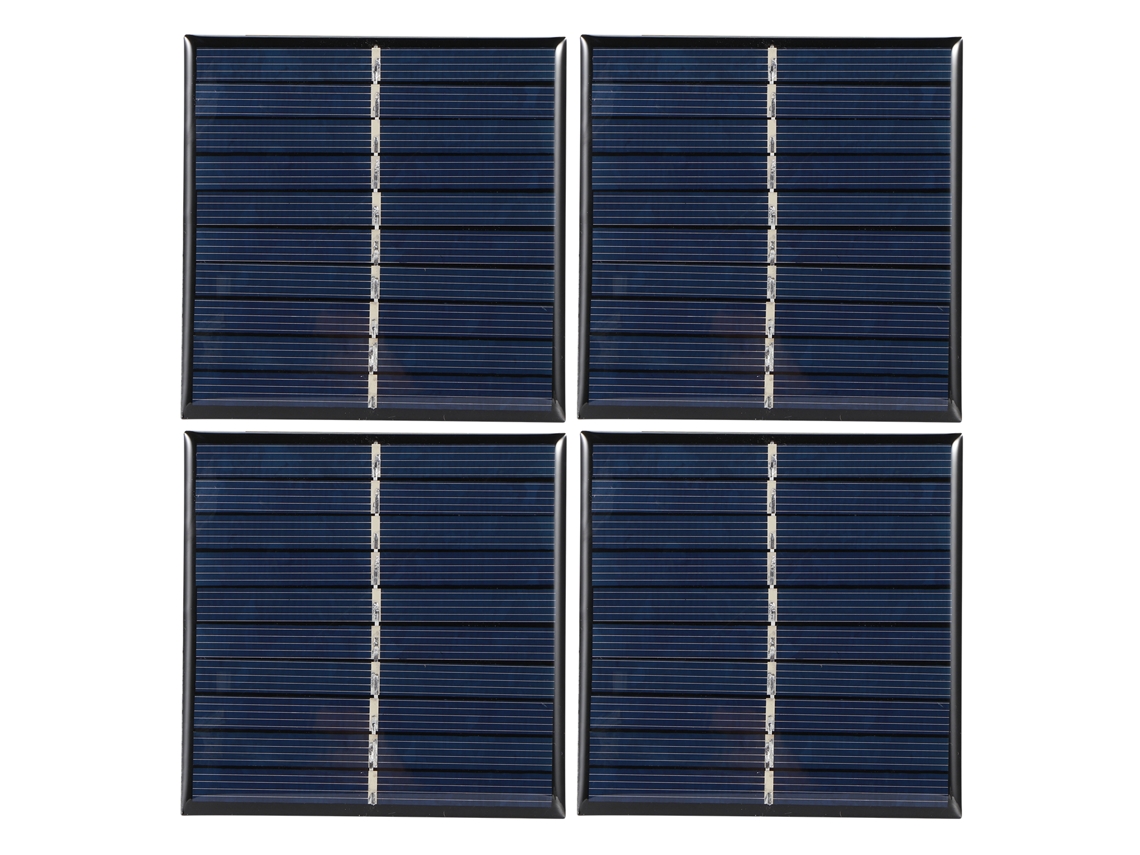 Painéis solares (0,8 W 5 V, conjunto de 4 peças)