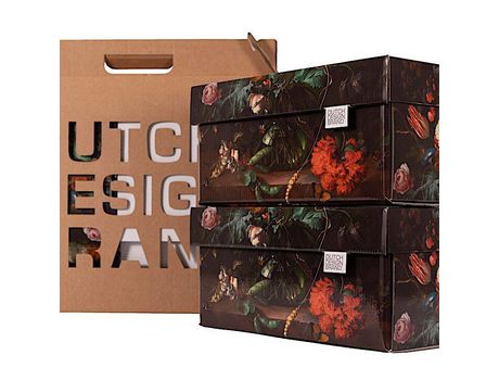 Conjunto de 2 Caixas de Arrumação em Cartão DUTCH DESIGN BRAND