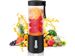 Liquidificador Portátil Para Shakes, Lâminas De Aço Inoxidável Multifuncional