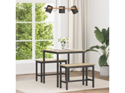Vidaxl Mesas De Jantar 70 X 70 X 75 Cm Metal