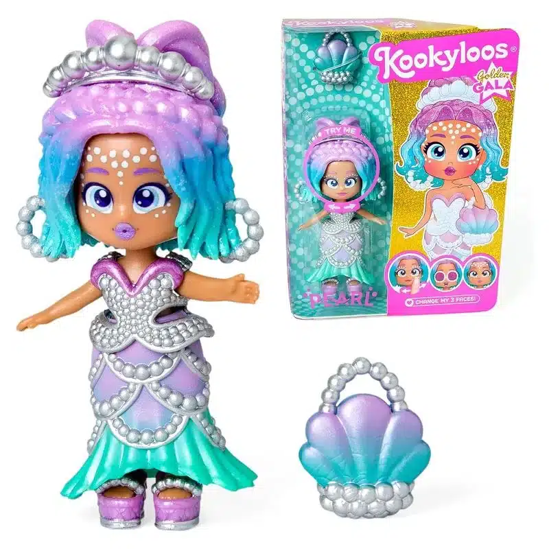 Muñeca Kookyloos Golden Gala Pearl Con Accesorios 34996 Magicbox Magic Boxmagicboxp24