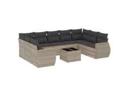 Garden Sofa Set, Garden Sofa Sets Vidaxl Cinzeto Rattan / Vime (n/a)