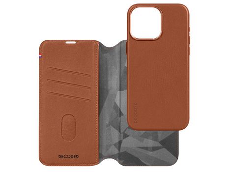 Capa para iPhone 15 Pro Max DECODED Pele Castanho