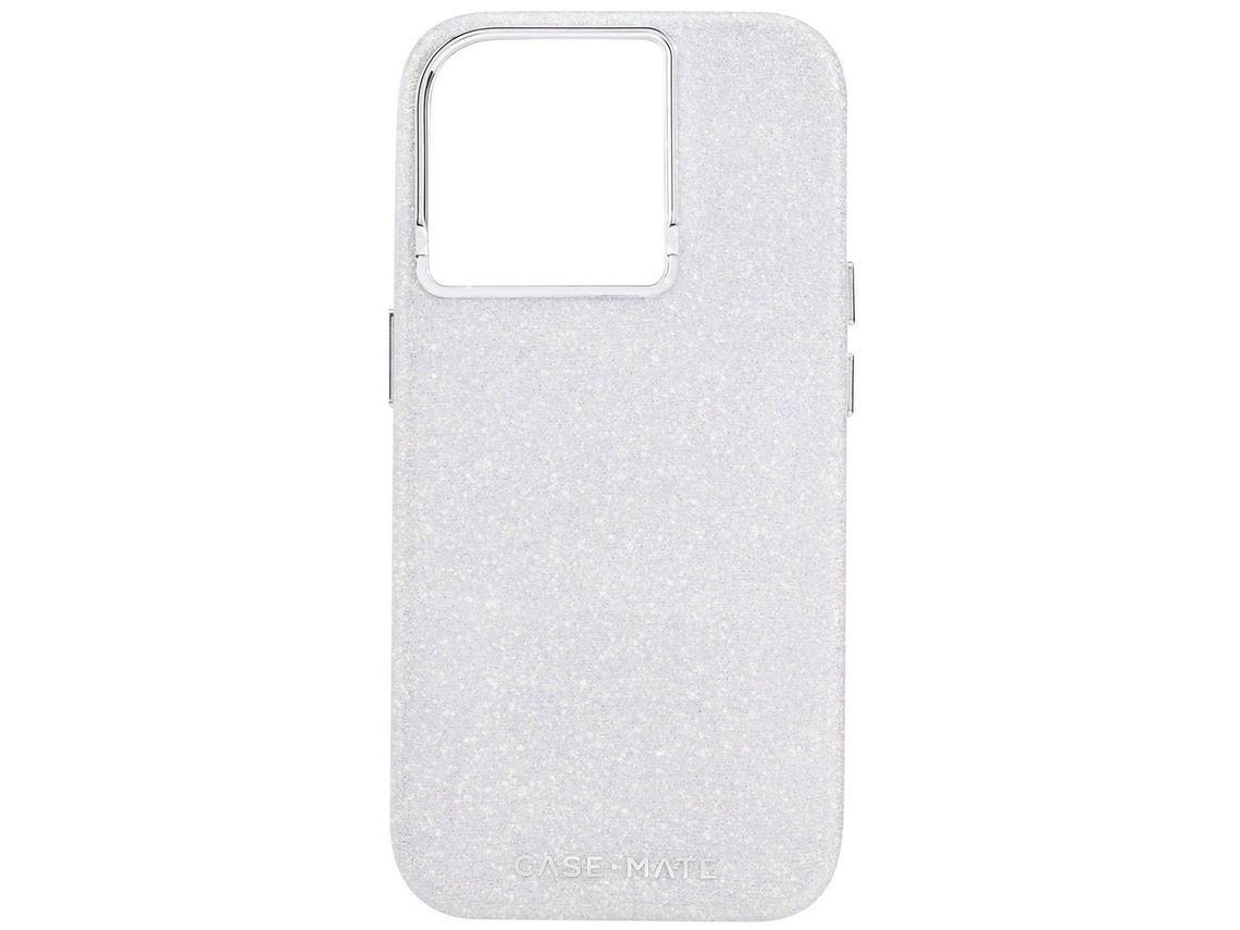Capa para iPhone 15 Pro Max CASE MATE Silicone Anti-Choque Prateado