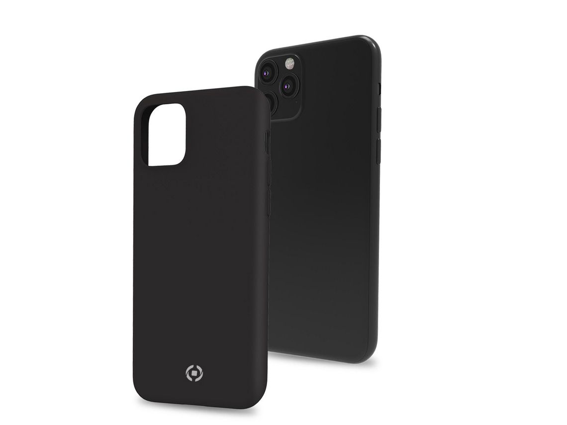 Capa para iPhone 11 Pro Max CELLY Silicone Preto
