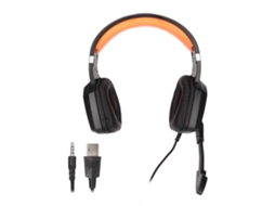 Aetheria fone de Ouvido Gaming Estéreo Over Ear com Controle de Volume e Rgb Dinâmico para Ps4 Switch Xbox